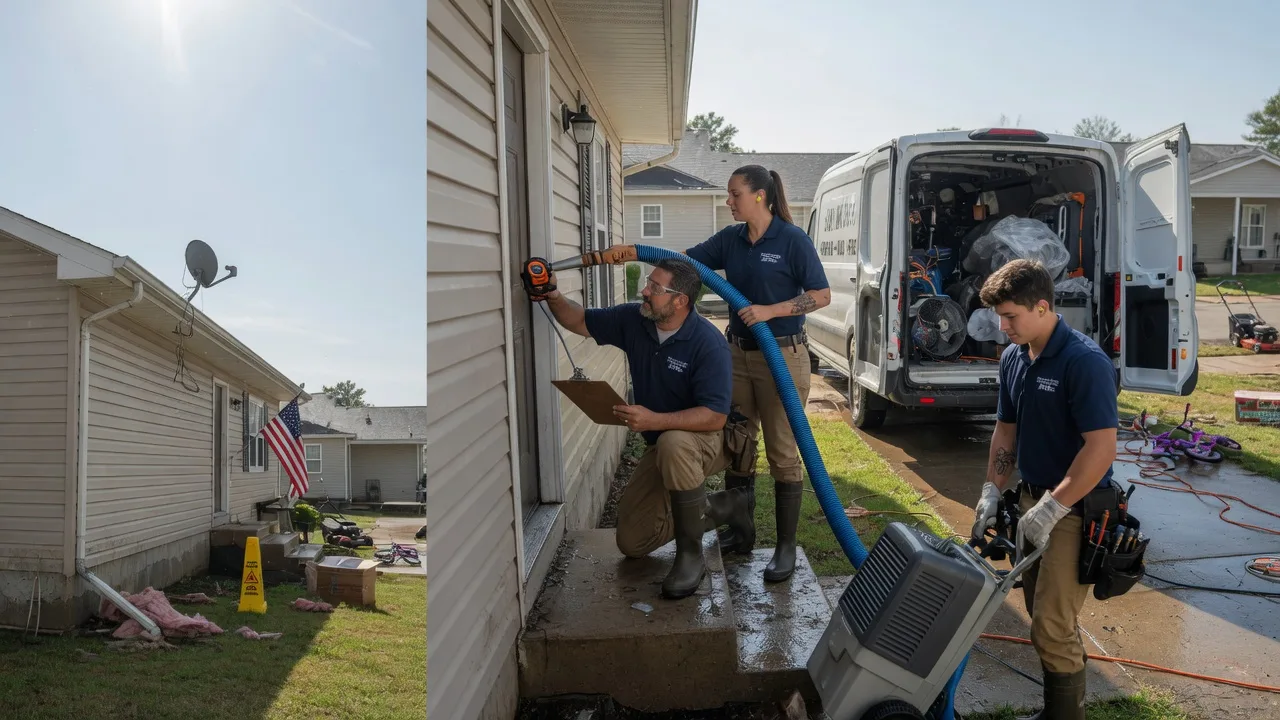 Ceiling Water Damage Restoration in Potosi, WI near me